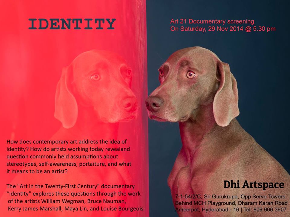 IDENTITY - ART in 21st Century Documentary Screening on 29th Novemver 2014